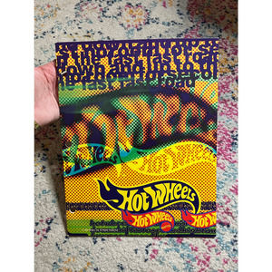 Vintage 1997 Hot Wheels Mead Portfolio 3 Hole Punched Folder Y2K Nostalgic